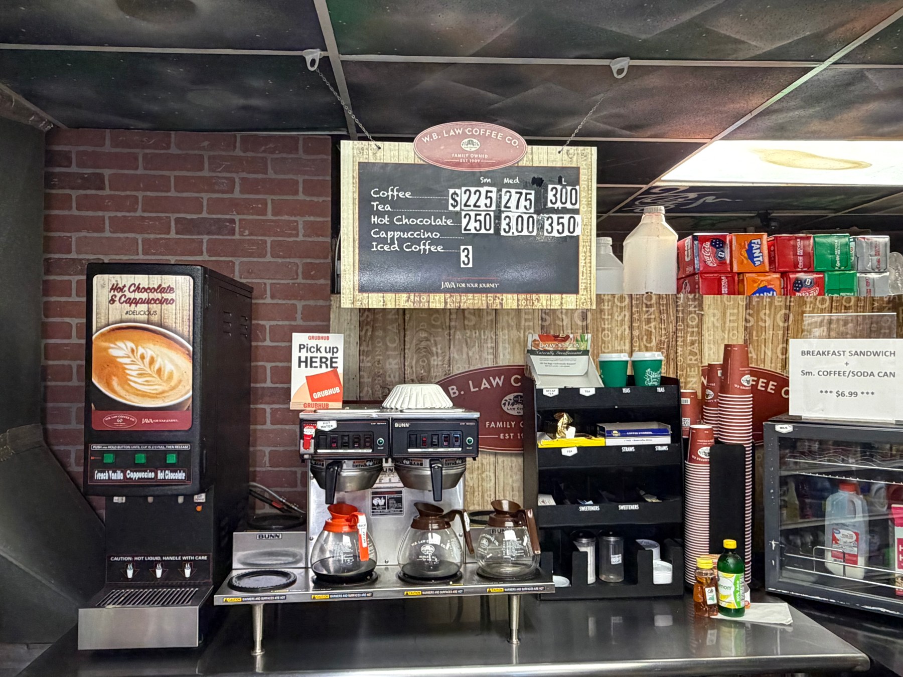 Kearny Mart coffee station